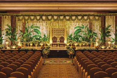 Sree Sakthi AC auditorium stage and seating